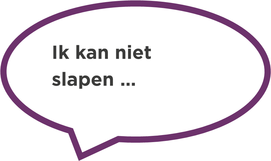 Ik kan niet slapen ...